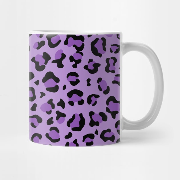 Leopard Print, Leopard Spots, Purple Leopard by Jelena Dunčević